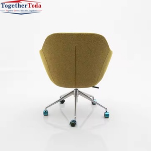 Chaise de loisirs minimaliste pour bureau, réception, hôtel, salon, zones de réunion, mobilier de salon, chaise de visiteur pivotante et réglable en hauteur - Product Image 6
