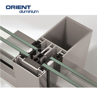 Usine Vente Directe Murs Rideaux Accessoires Profils En Aluminium Mullions Traverses Murs Rideaux De Chine