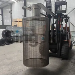 Customized SS304 316 stainless steel cylindrical wedge wire Intake Screen Cylinder Screens
