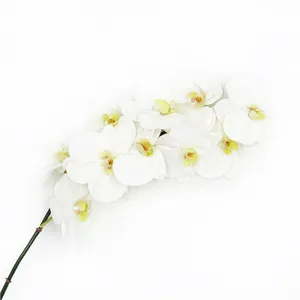 Высшее качество, Орхидея Фаленопсис 45 дюймов/115 см, искусственная латексная Орхидея