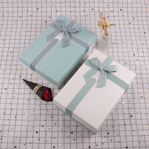 <span class=keywords><strong>Caja</strong></span> de regalo de lujo personalizada de cartón de alta gama con lazo para el Día de San Valentín, bodas y disfraces. - Product Image 4