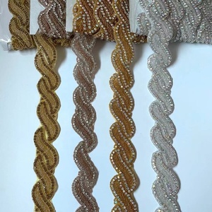 glitter belt for prom dress Gleaming Twining Rhinestones Satin Bridal Belt main image 0
