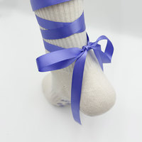 Chaussettes femmes mi-tube coton chaussettes nœud mignon japonais Vintage tissu dentelle printemps et automne café couleur bas