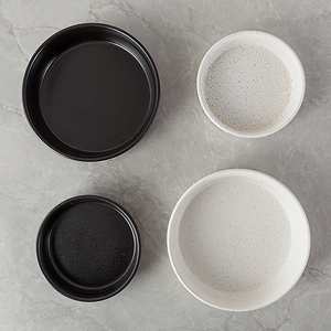 Assiettes rondes en porcelaine, vaisselle de cuisine, pour hôtel et Restaurant, ustensiles de <span class=keywords><strong>cuisson</strong></span> sans danger pour micro-ondes, ramequins, en céramique - Product Image 1