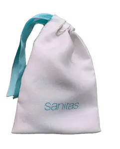 Saco de cordão de bambu, bolsa de camurça/veludo para presente, tela de impressão para aceitar o logotipo personalizado