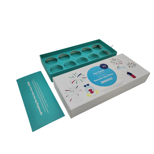 Caja de té de la tarde impresa personalizada de alta calidad, lámina de papel de arte rígido de 2mm, ventaja UV, estilo de cajón deslizante, mate, ecológico - Product Image 5