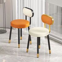 Chaises de salle à manger, chaises à dossier pour la maison, chaises de table à manger de petite taille, tabourets de maquillage, tabourets légers de luxe et haut de gamme