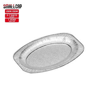 Restauration rapide en relief OV10-E à emporter assiettes en aluminium jetables casseroles à <span class=keywords><strong>poisson</strong></span> plats de service jetables - Product Image 1