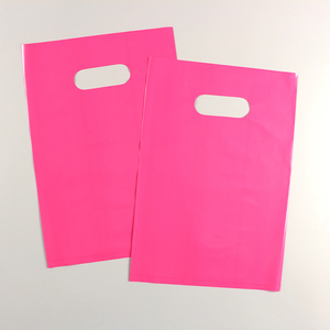 Borsa di plastica bianca stampata con Logo personalizzato con maniglia e valvola per la tua identità aziendale - Product Image 4