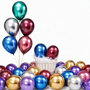 Aufblasbare Weihnachtsballons aus Naturkautschuk, 12 Zoll, Weihnachtsballons, Partyartikel, Luftballons, runde Ballons - Product Image 1
