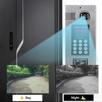 Système d'interphone vidéo pour appartement, écran tactile, téléphone de porte avec caméra intégrée, moniteur intérieur mural