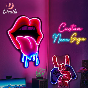 Fatta su misura accettabile Multi-sito applicabile trasparente acrilico atmosfera interna decorazione al Neon segno di luce - Product Image 2