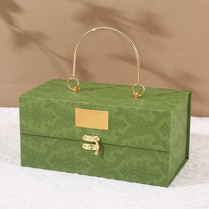 Custom Gift Packaging Box With Handle Paper <strong>Suitcase</strong> <strong>Cardboard</strong> Gift Box Your Gift Paper Series Packaging Printed logo Boxes - Product Image 6