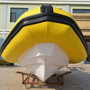 China Supply 32ft Yacht RHIB 960 Deep V Rigid RIB Hypalon/PVC Inflable Diving Speed RIB Boat para el océano - Product Image 4