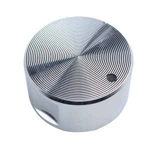 Boutons de cuisinière à gaz en métal argent brillant Bouton de brûleur de cuisinière à gaz Bouton de <span class=keywords><strong>four</strong></span> universel - Product Image 1