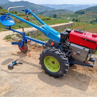 Motoculteur diesel, mini-tracteur, motoculteur pour machines agricoles, petites exploitations agricoles, vergers et champs de légumes