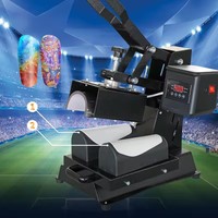 Combo 2 en 1 de Máquina de Prensa de Calor por Sublimación para Protectores y Fundas de Espinilleras de Fútbol Personalizadas