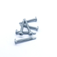 Vis autoperceuses bimétalliques 304 420 à tête bouton hexagonale pour tôles d'acier