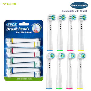 หัวแปรงสีฟันแบบเปลี่ยนได้ YBK YE643 แพ็คเกจแบบกำหนดเอง ใช้ร่วมกับด้ามแปรงสีฟันไฟฟ้า <span class=keywords><strong>B</strong></span> <span class=keywords><strong>Oral</strong></span> รุ่น <span class=keywords><strong>Pro</strong></span> 1000 7000 1500 - Product Image 1