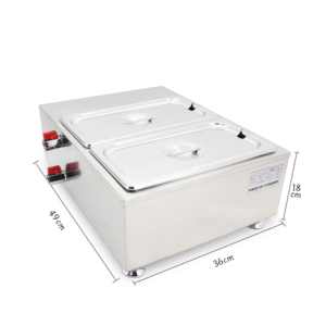 Chauffage Commercial Double Pot Chaudière Fusion Cylindre Fondeur Pan Réchauffeur Électrique <span class=keywords><strong>Chocolat</strong></span> Fromage Machine De Fusion - Product Image 1