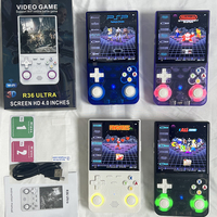 Consola de juegos portátil retro OEM R36 Ultra Pantalla IPS de 4,0 pulgadas, joystick RGB 3D, conexión WiFi, sistema Linux