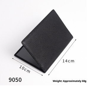 Porta Pasaportes de Cuero Genuino, Primera Capa de Piel de Vaca, Porta Certificados Simple, Funda Protectora para Documentos, Bolsa para Pasaportes - Product Image 4