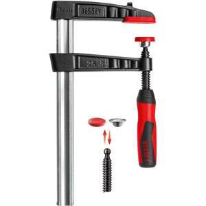 Bessey สกรูยึดเหล็กหล่อแท้ทนทาน TG พร้อมที่จับพลาสติก2ชิ้น - Product Image 1