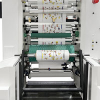 Fournisseur de la Chine Sac à provisions en rouleau de papier à grande vitesse Gobelet en papier 4 Prix de la machine d'impression flexographique à pile de 6 couleurs