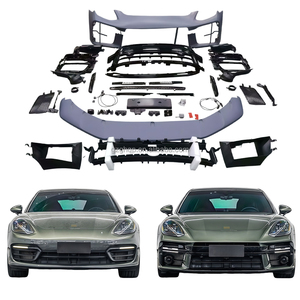 Para <span class=keywords><strong>Porsche</strong></span> <span class=keywords><strong>Panamera</strong></span> 970 971 2017-2019 Modificado al Estilo 976 SD 2025, Parachoques Delantero, Rejilla, Accesorios para Carrocería - Product Image 1