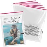 Sacs en polyéthylène transparents autocollants sur mesure pour emballage, en cellophane, LDPE, OPP, CPE, pour vêtements et chaussures (français, espagnol)