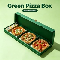 Kotak Pizza Bergelombang Cetak Berkualitas Tinggi untuk Pengiriman Pizza, Restoran, dan Kemasan Katering