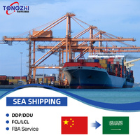 Transitaire maritime LCL + camionnage, agent maritime mondial, service de logistique maritime porte-à-porte DDP Chine-Arabie Saoudite 24/7