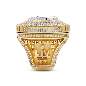 2020 Tampa Bay bucaneers 55 ° campionato NFL anello <span class=keywords><strong>alla</strong></span> moda in acciaio inossidabile Tom Brady anello anniversari moda lega taglio anello - Product Image 3