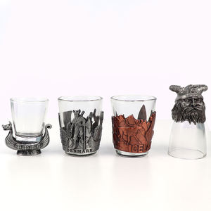 卸売パーソナライズロゴ観光土産ショットグラス金属カスタムショットグラス - Product Image 6