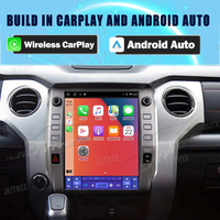 Carplay Radio mobil HD layar Tesla, pemutar Multimedia GPS mobil Android untuk Toyota Tundra 2014 2015 2016 2017 2018 2019, Radio Head Unit Stereo