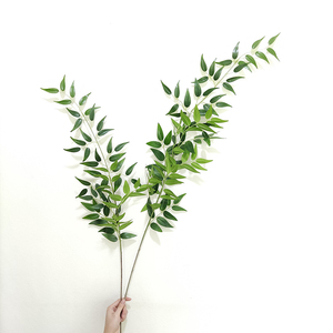 ใบไม้ประดิษฐ์จําลองสูง Faux Greenery ใบไม้ประดิษฐ์หน่อไม้ฝรั่งใบพุ่มพืชประดิษฐ์ - Product Image 3