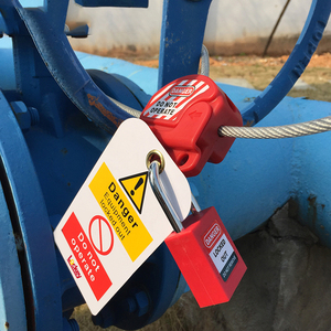 Khóa tagout thiết bị Sản phẩm PVC tùy chỉnh khóa Nhãn năng lượng thẻ, ''không hoạt động'' Thẻ cảnh báo an toàn cho thiết bị nguy hiểm - Product Image 5