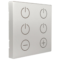 Interrupteur intelligent sans fil à capteur de gradateur tactile 12V, commutateur multiple de commande, 4 canaux pour lampe LED armoire
