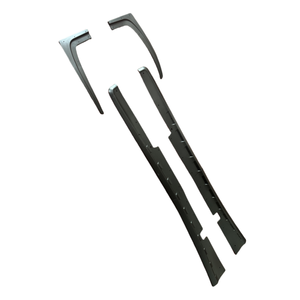 1997 2004 <span class=keywords><strong>Corvette</strong></span> C5 minigonne laterali in fibra di carbonio <span class=keywords><strong>nera</strong></span> lucida Kit stile Modulare per carrozzeria accessori - Product Image 4