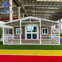 Maison préfabriquée mobile extensible de 40 pieds et 20 pieds, prête à être expédiée, normes locales, luxe, portable, préfabriquée, 2 chambres