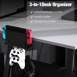 Rack <span class=keywords><strong>de</strong></span> rangement multifonctionnel 3 en 1 pour Nintendo Switch Controller Rack <span class=keywords><strong>de</strong></span> rangement pour casque <span class=keywords><strong>Cintre</strong></span> - Product Image 5