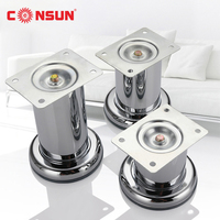 Quincaillerie de meubles haut de gamme CSU006-W, forte capacité de charge, Base de Table en acier inoxydable, Support de lit, pieds de canapé