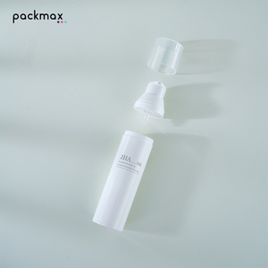 In stock white PP vacuum <b>pump</b> <b>bottle</b> 30ml/50ml – refillable travel lotion <b>bottle</b> & portable cosmetic container - Product Image 3