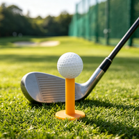 Tees de golf en caoutchouc durables pour la practice, tailles mixtes pour tapis d'entraînement intérieur et extérieur, accessoires de golf