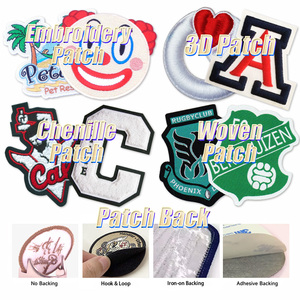 Parche Termoadhesivo Personalizado <span class=keywords><strong>Barato</strong></span> de Fábrica para Ropa, Parche Bordado de Pájaro Termoadhesivo, Insignia con Logotipo Personalizado - Product Image 2
