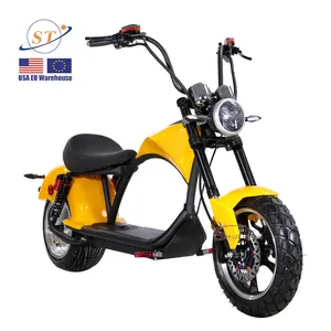 Citycoco 3000w 2 rad fetter reifen elektro roller für erwachsene 4000w 60v 30ah elektrisches motorrad erwachsene eu lager von tür zu tür