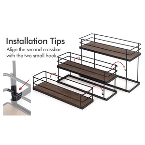 Multi Layer Countertop Spice Rack Condiment Organizer <b>Kitchen</b> <b>Storage</b> With Bottle Holders For Seasoning And Syrup Display - Product Image 4
