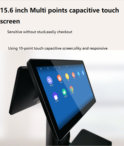Terminal Punto de Venta Todo en Uno con Pantalla Dual de 15.6 Pulgadas, IA, Windows 10, Intel I5, 4G, 64G, <span class=keywords><strong>Caja</strong></span> <span class=keywords><strong>Registradora</strong></span> <span class=keywords><strong>para</strong></span> Supermercado, Centro Comercial, Frutería - Product Image 4