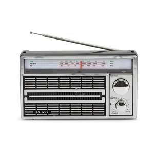 Radio AM/FM SW Portátil Personalizable con Altavoz LED, Manivela, Energía Solar, Lámpara USB, Auriculares, Cargador, el Mejor OEM Personalizado - Product Image 6