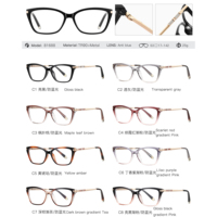 MS 81688 Nouvelles lunettes anti-lumière bleue pour femme, monture carrée géométrique, branches élégantes incrustées de strass, finition polie